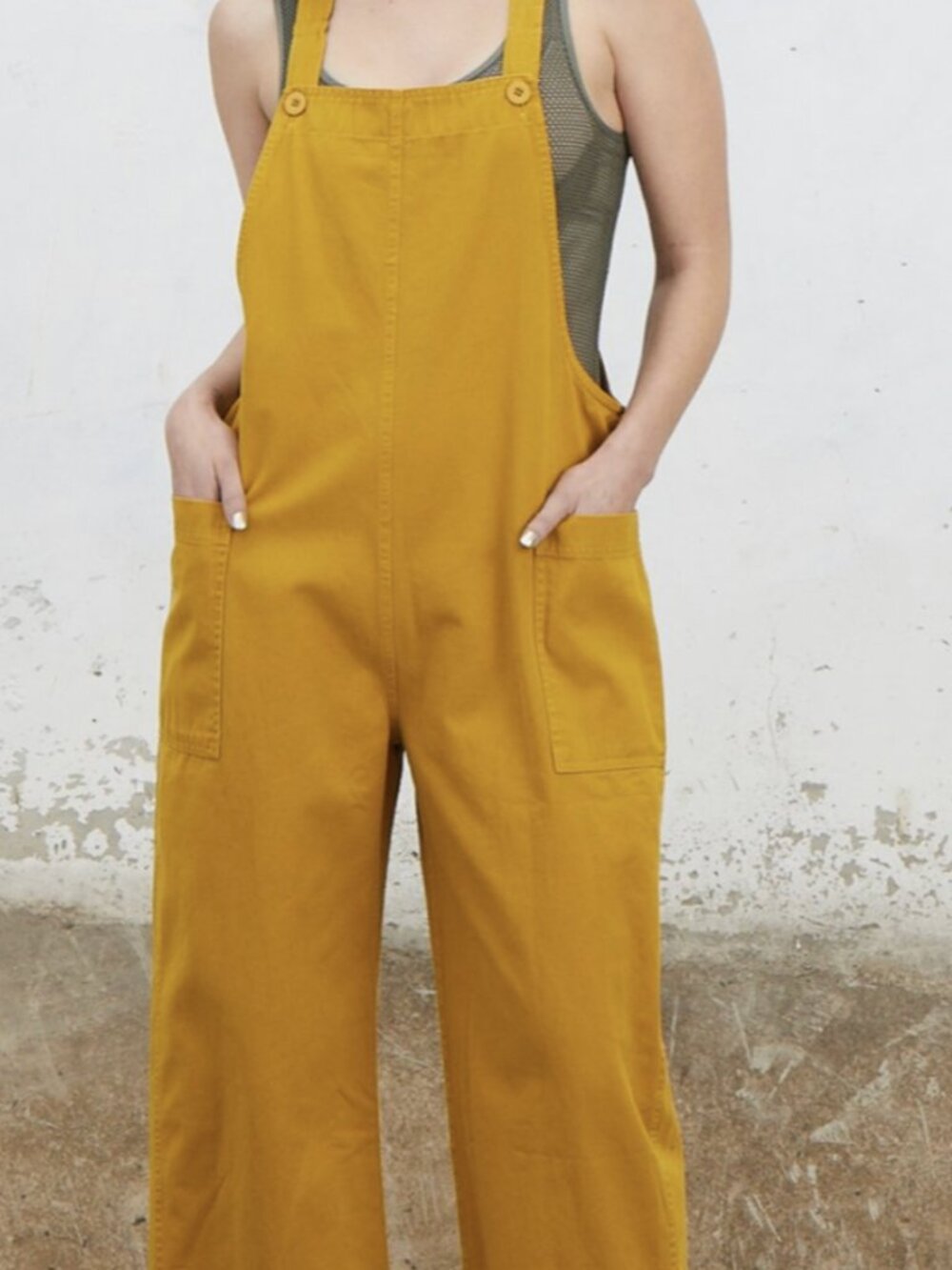 LIKE NEW Ali Golden Mustard Overalls